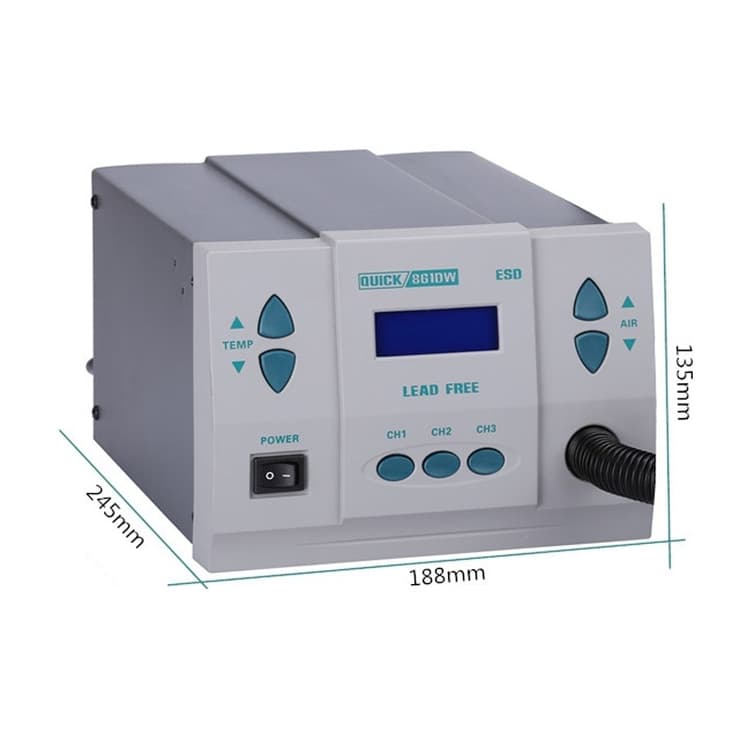 Паяльная станция термовоздушная, QUICK-861DW