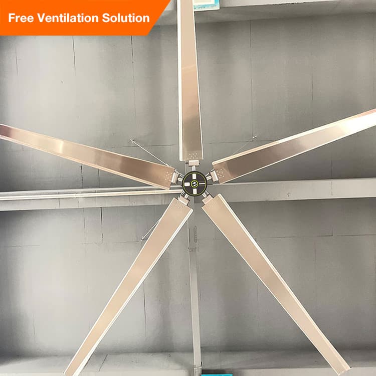 Вентилятор потолочный HVLS для производственных помещений