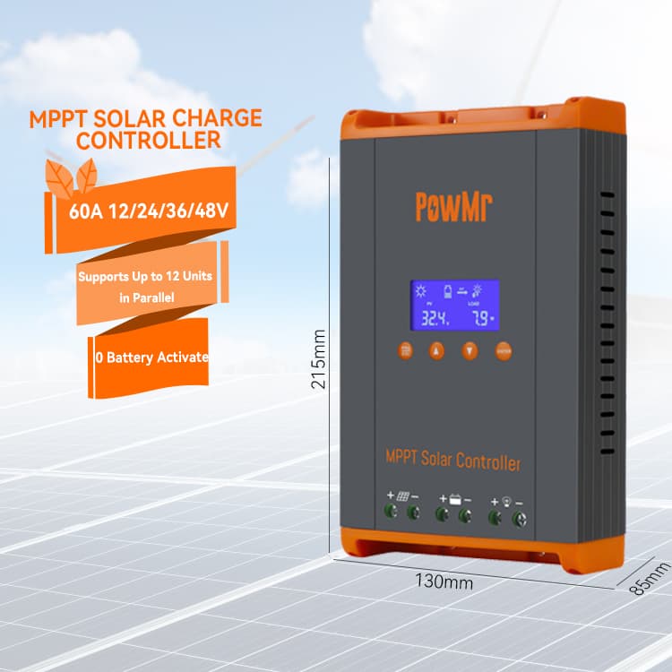 Контроллер заряда солнечный MPPT, 60 А, 12 В, HHJ60-PRO