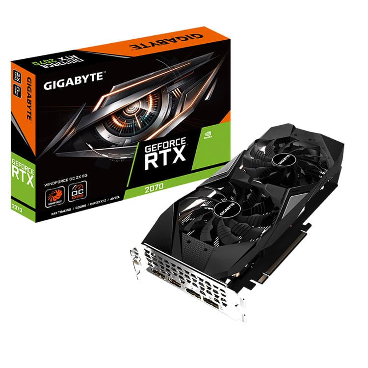 Видеокарта, RTX 2070, 8 ГБ, б/у