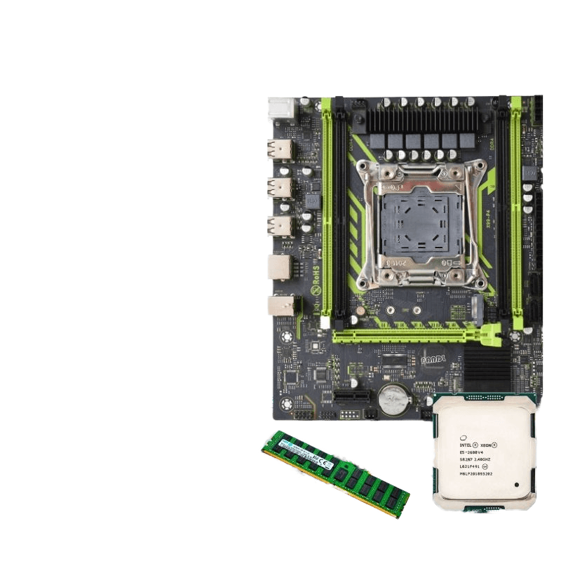 Комплект: материнская плата X99 и процессор Xeon E5-2680 v3, 16 ГБ DDR4