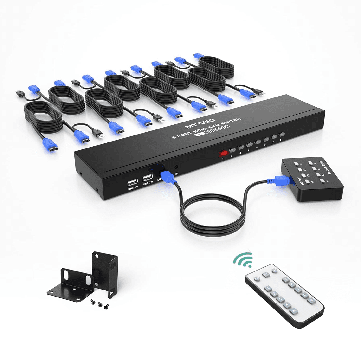 KVM-переключатель, 8 портов, MT-801HK-C