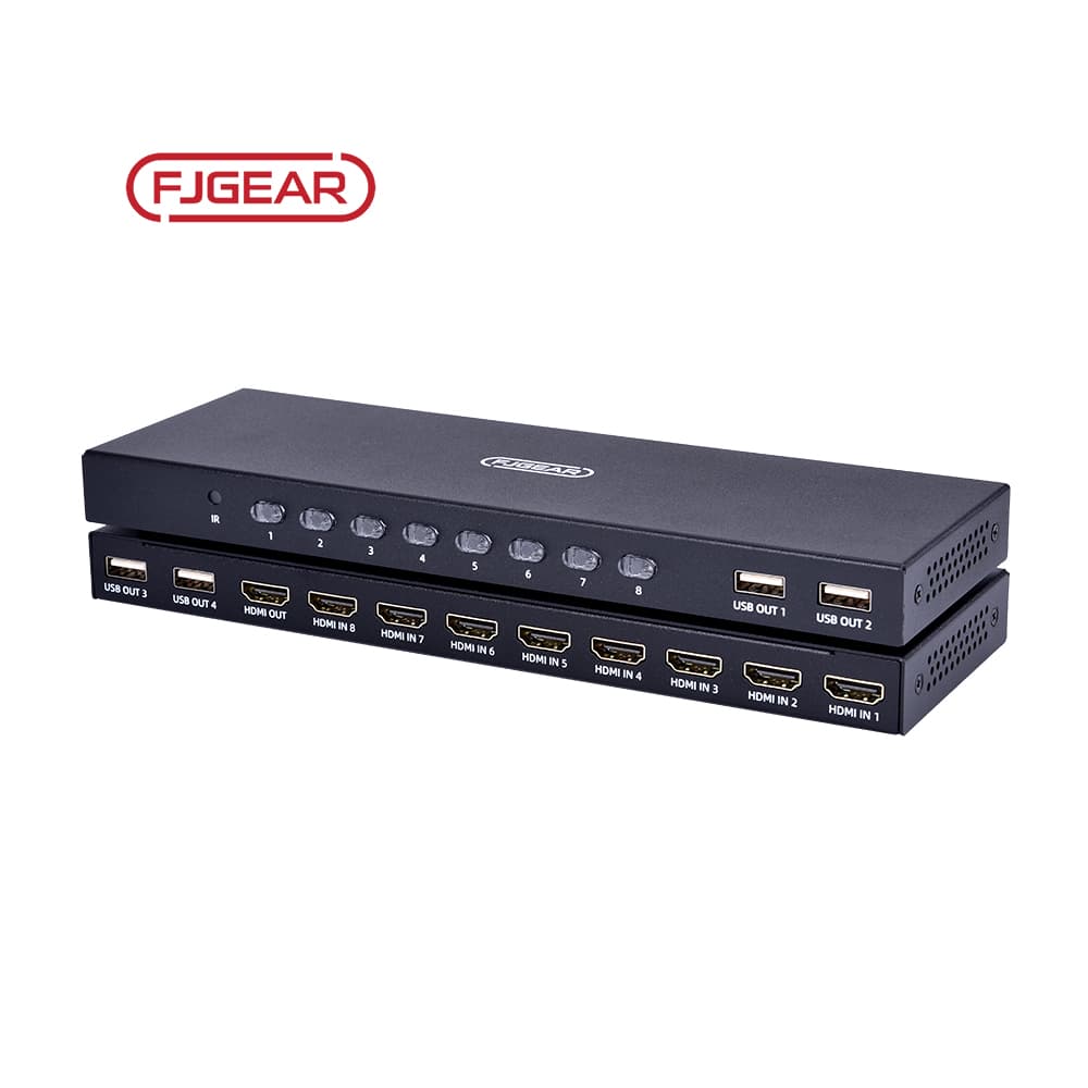 KVM-переключатель, 8 портов, FJ-HK801