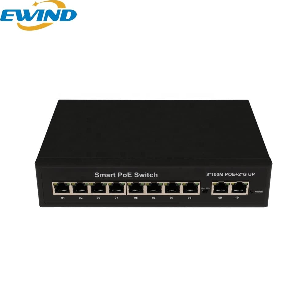 Коммутатор, 8 портов, 1G, PoE, управляемый, EW-S1710CG-AP