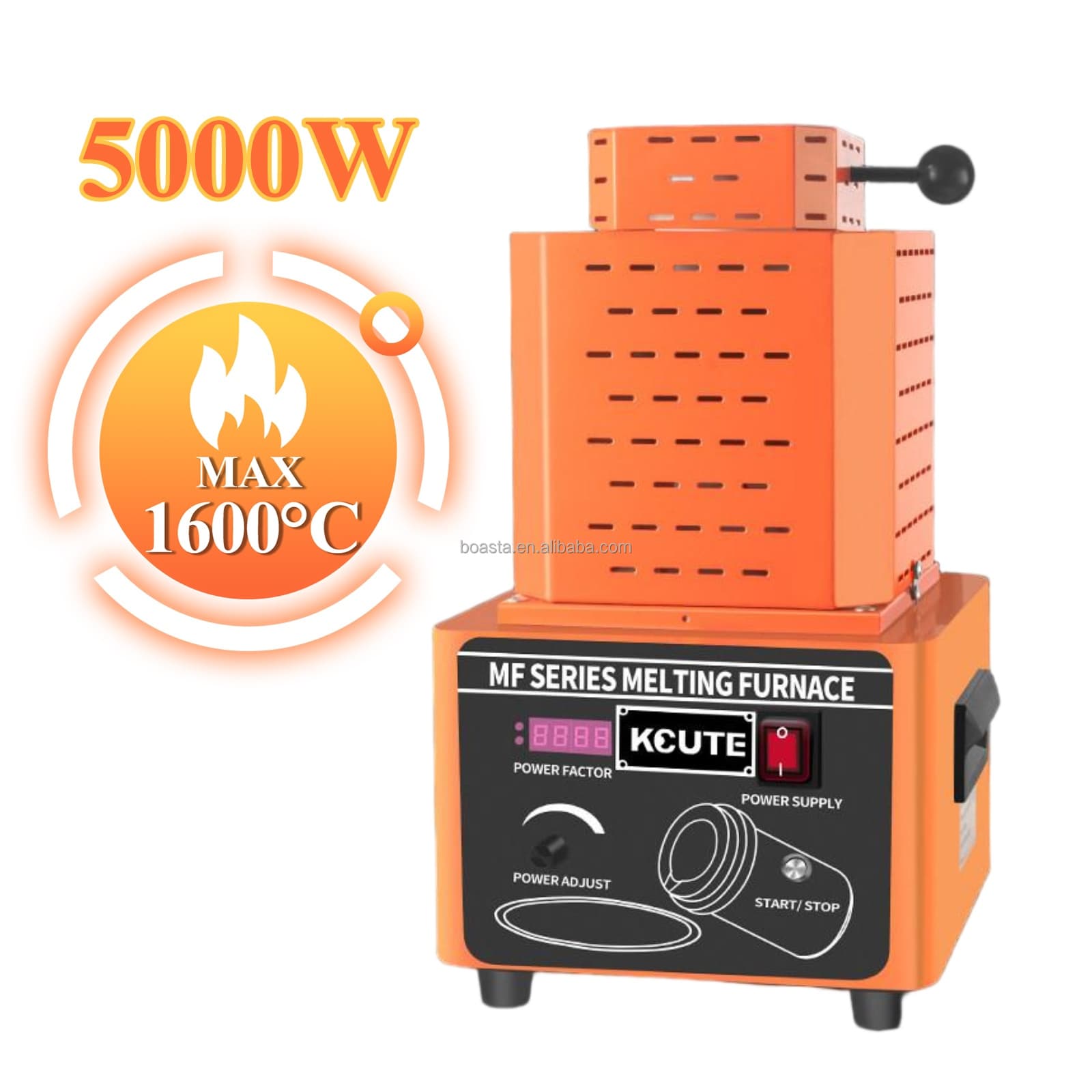 Печь плавильная индукционная, 3 кг, 1600 °C, 5000 Вт
