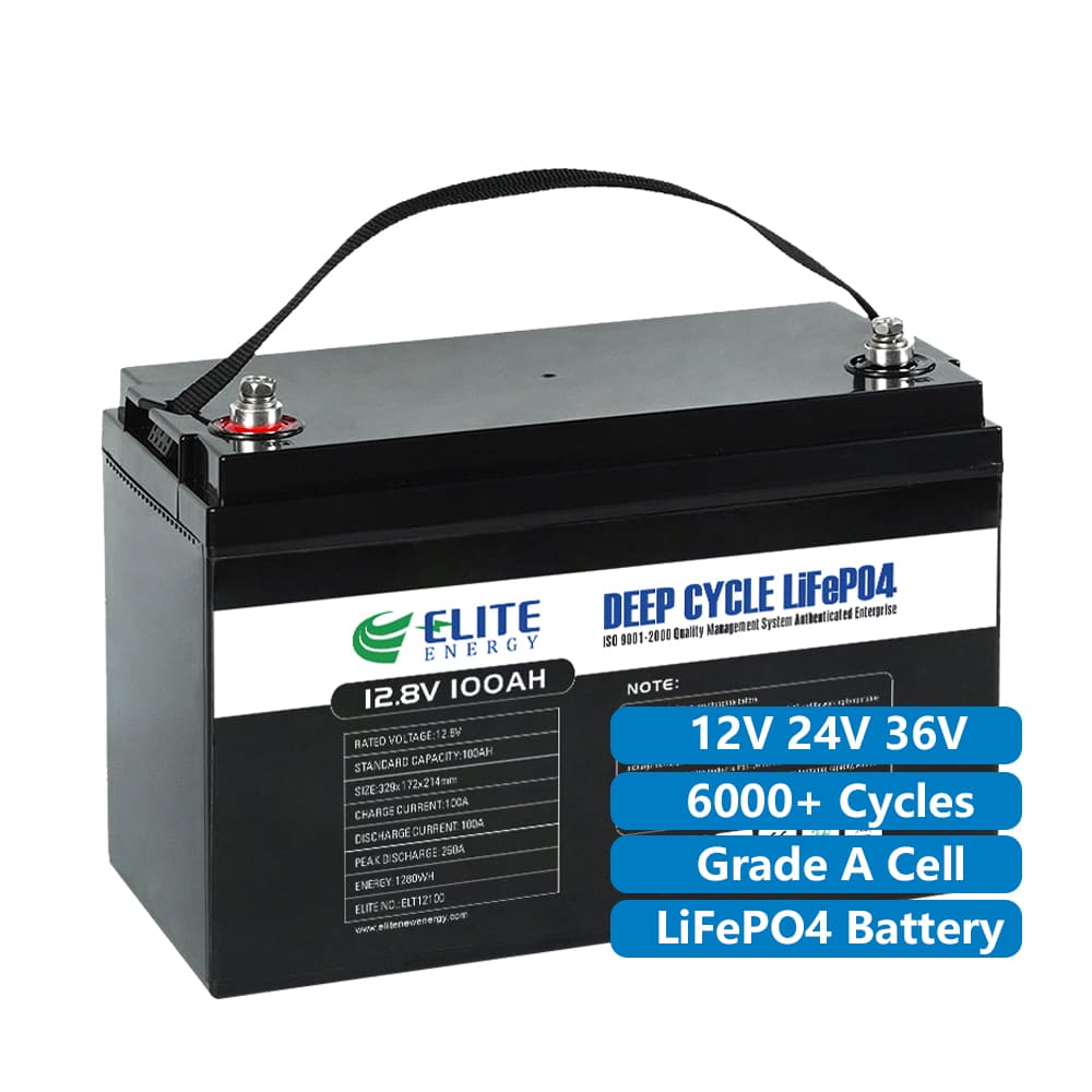 Накопитель энергии литий-железо-фосфатный, 100 А·ч, 12 В, ELITE-12V