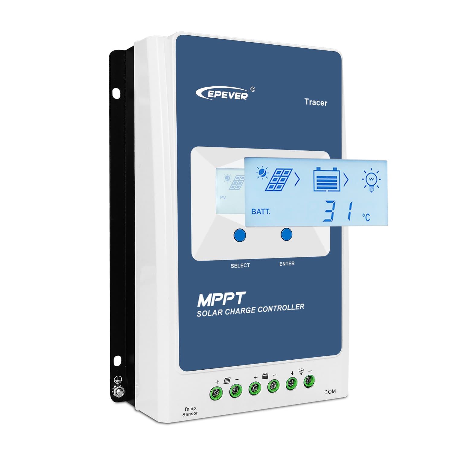 Контроллер заряда солнечный MPPT, 40 А, 24 В, Tracer4210AN