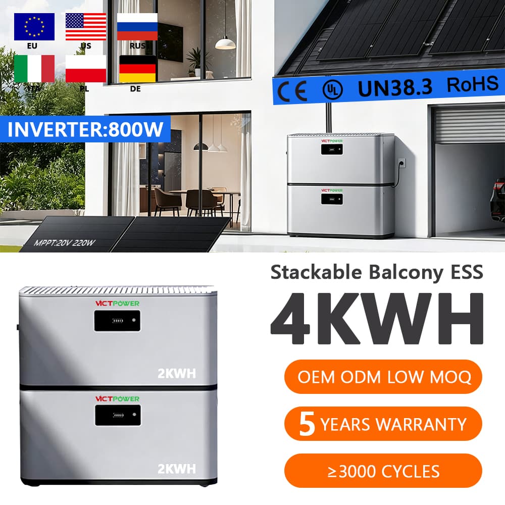 Система накопления энергии, 51.2 В, 2 кВт·ч, VICT-2000KWh
