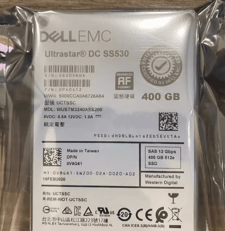 Накопитель HDD, 12 ГБ, SAS, 0V861 — фото 1 из 1