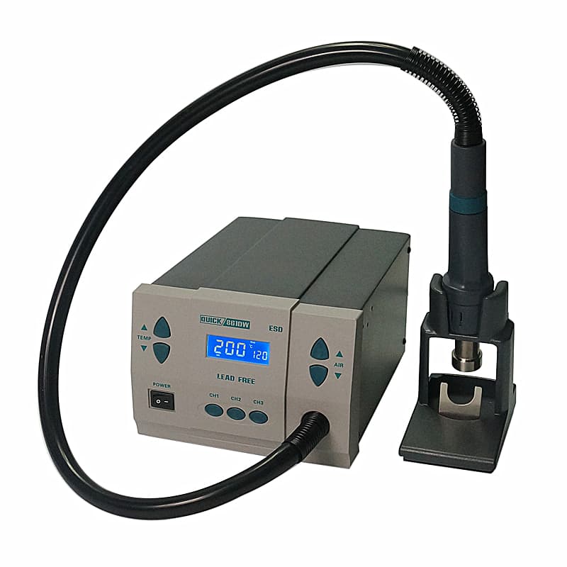Паяльная станция термовоздушная, 1000 Вт, QUICK-861DW, 220 В