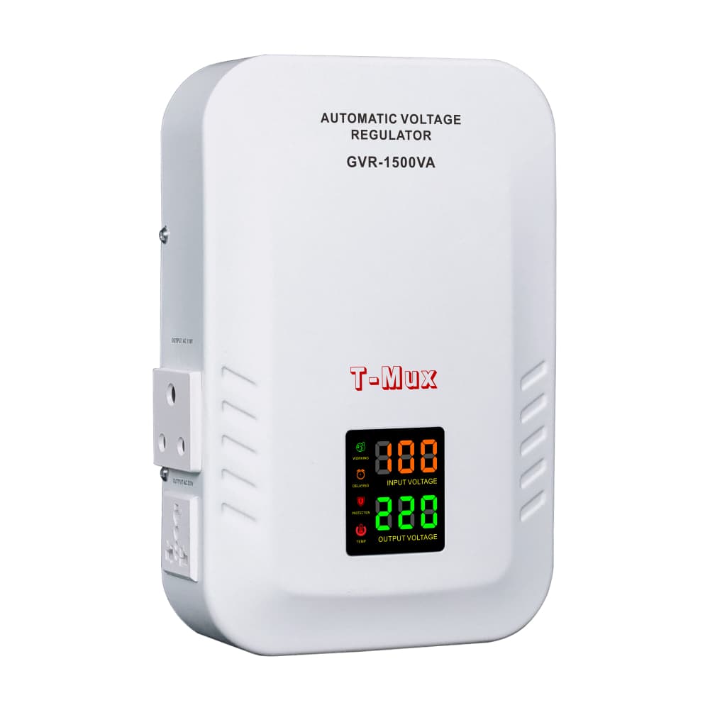 Стабилизатор напряжения, 1.5 кВт, 220 В, GVR-1500VA