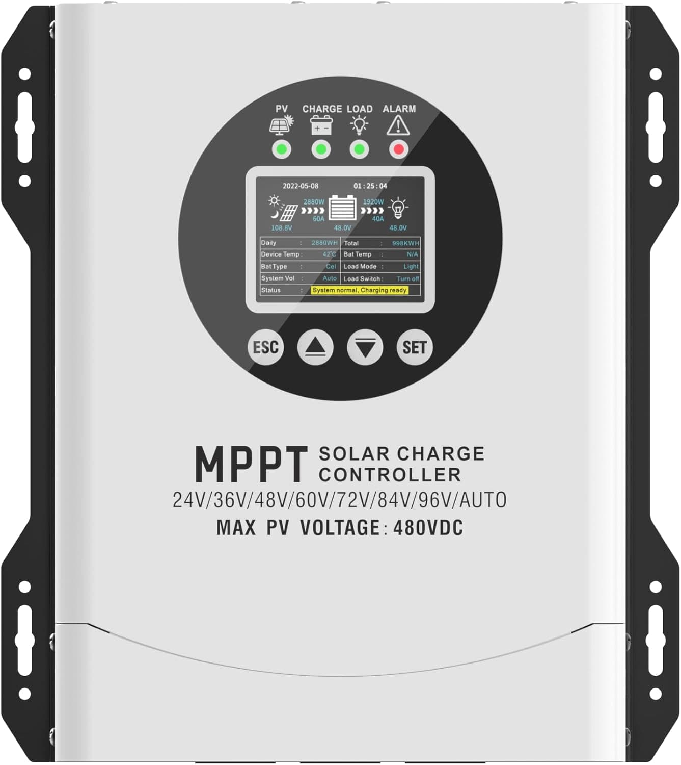 Контроллер заряда солнечный MPPT, 60 А, 480 В