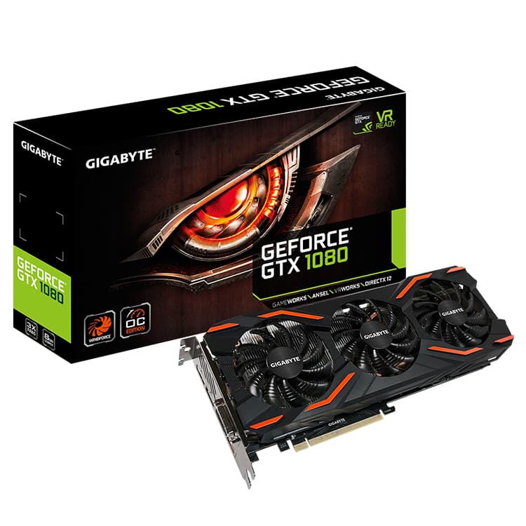 Видеокарта, GTX 1080, 8 ГБ, б/у