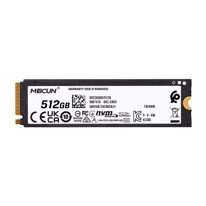 Накопитель SSD, 512 ГБ, NVMe
