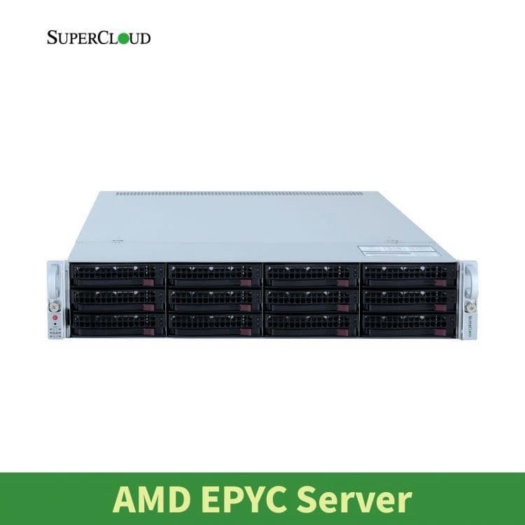 Сервер стоечный Supercloud R5215 A12, 2U, процессоры AMD EPYC, 64 ГБ памяти