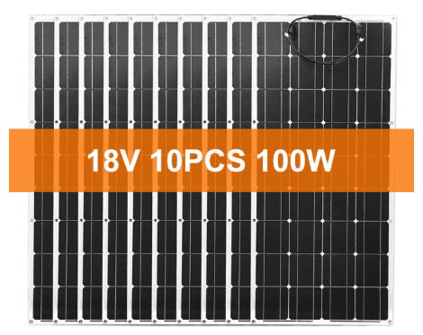 Модуль фотоэлектрический монокристаллический, 100 Вт, STOCK-10PCS