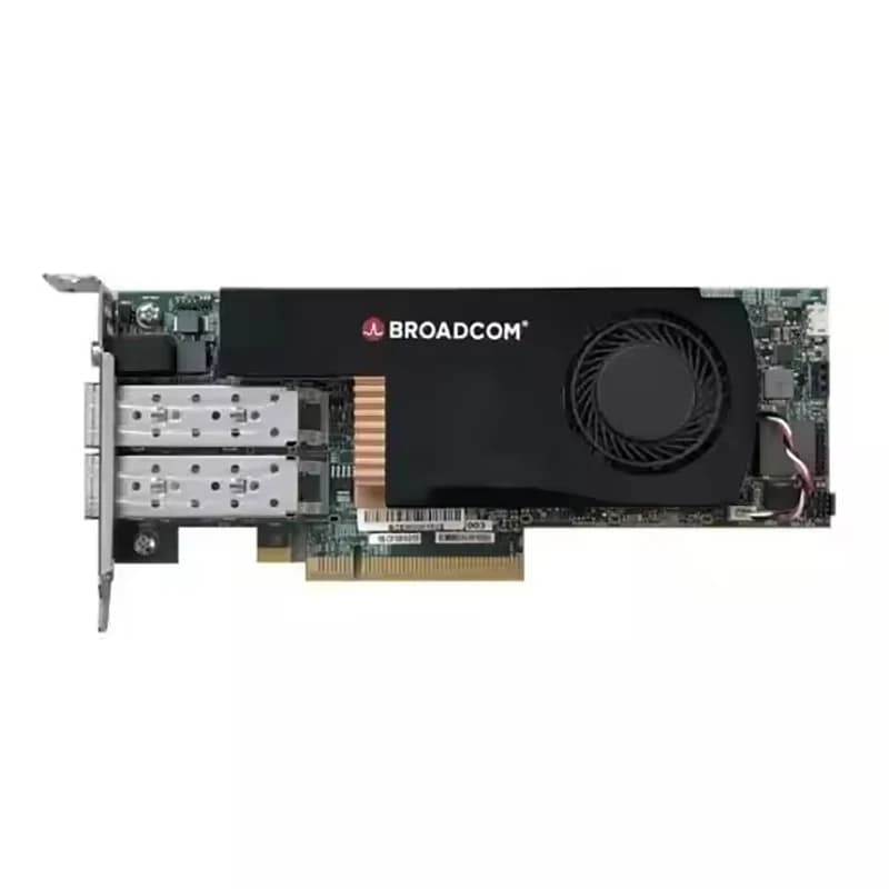 Сетевая карта Broadcom BCM958802A8046C, 2 × 100 Гбит/с QSFP28