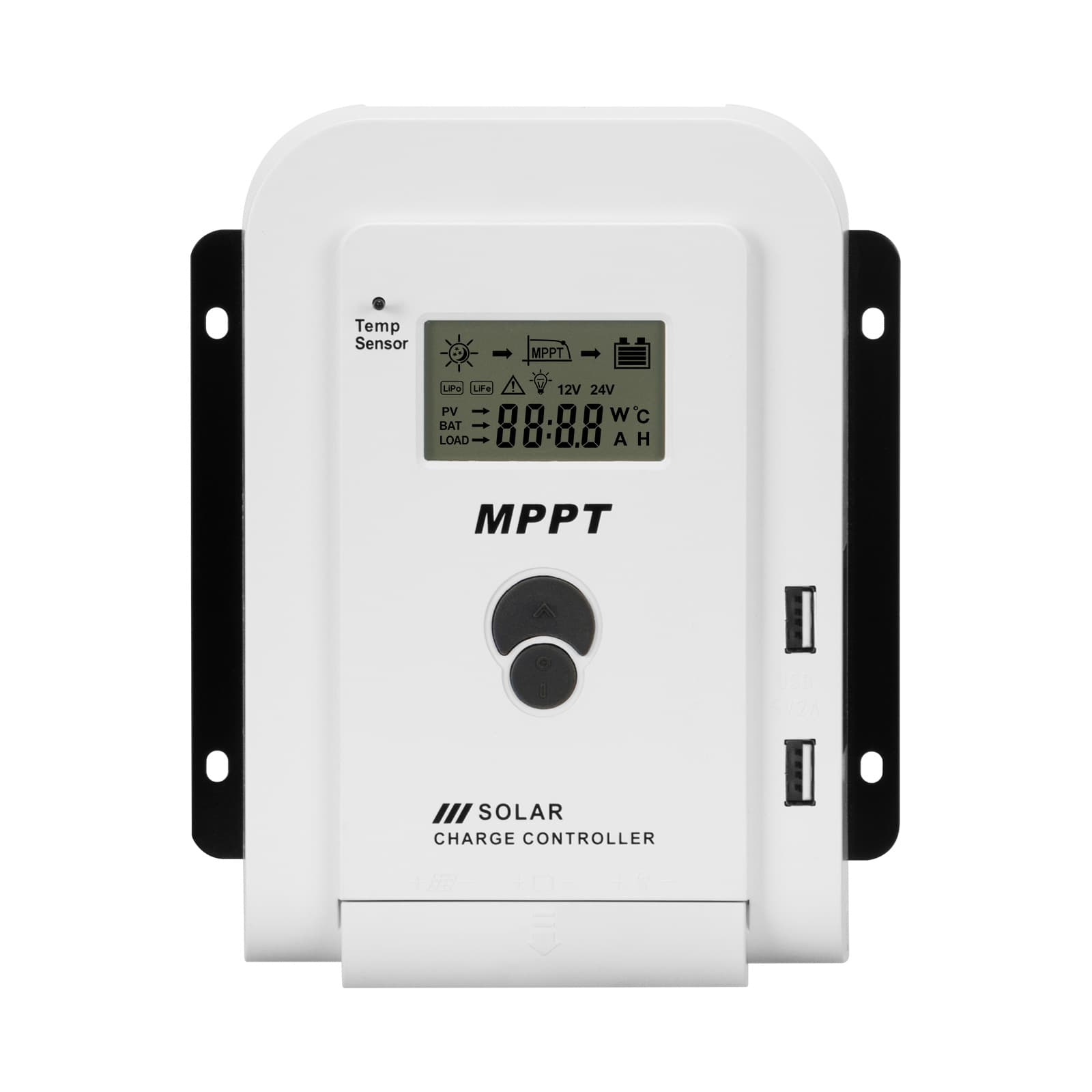 Контроллер заряда солнечный MPPT, 10 А, 12 В, MPQ-20A