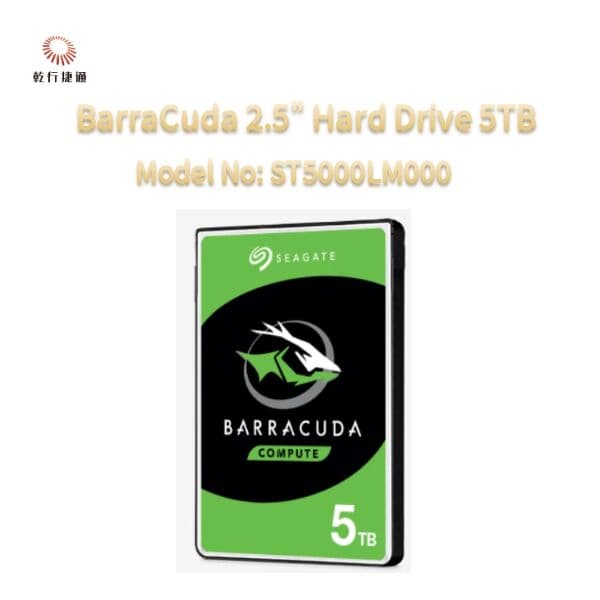 Накопитель Seagate BarraCuda 5 ТБ, 2,5 дюйма, ST5000LM000