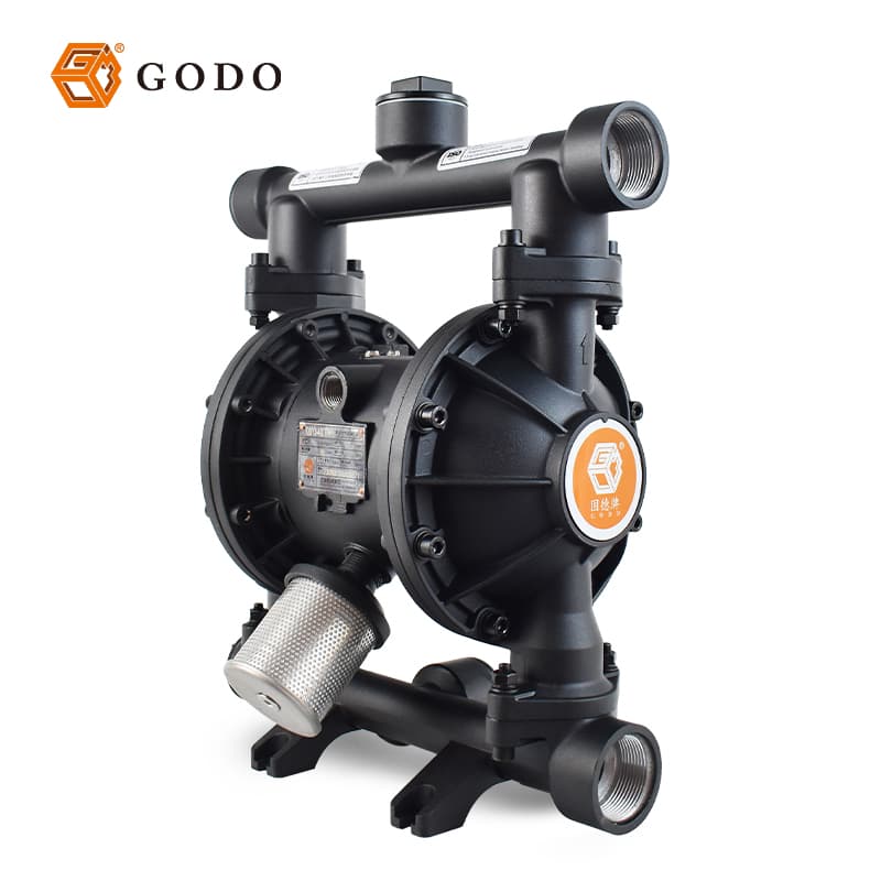 Насос мембранный пневматический QBY3-40L, 1,5 дюйма, алюминиевый сплав