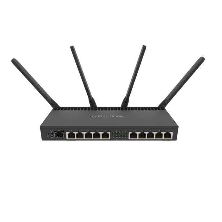 Маршрутизатор MikroTik RB4011, четырёхъядерный 1,4 ГГц, SFP+ 10 Гбит/с
