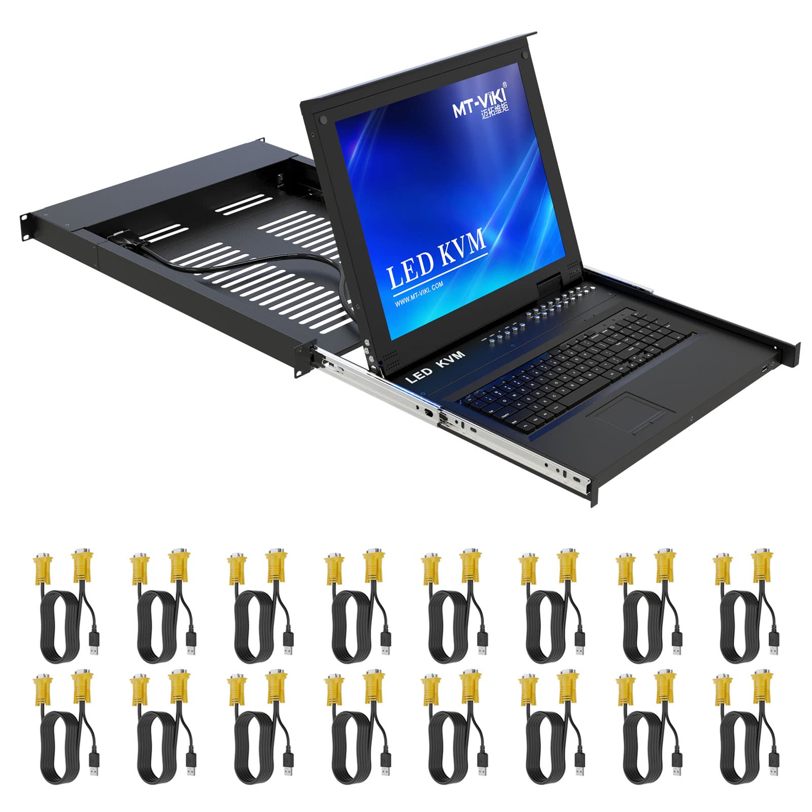 KVM-переключатель, 16 портов, по IP, MT-1716UL-IP