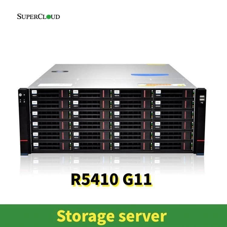 Сервер стоечный Supercloud R5410 G11, 36×3,5 дюйма, 2×2,5 дюйма, 2×NVMe M.2 (восстановленный)