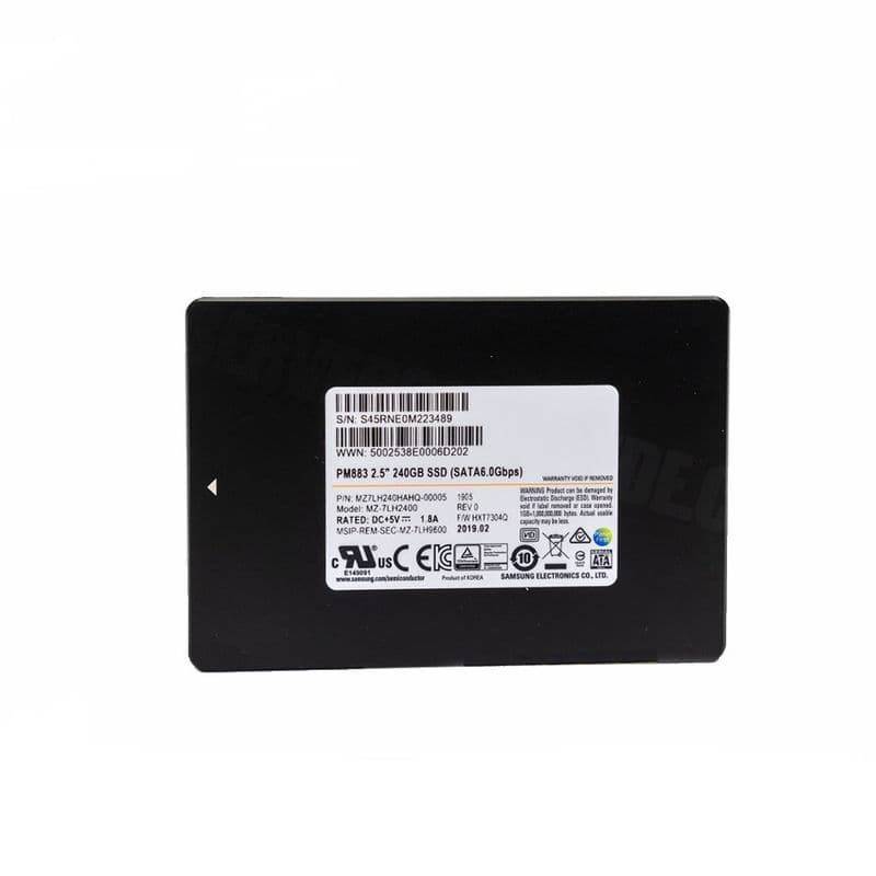 Накопитель Samsung PM883 240 ГБ SSD, MZ7LH240HAHQ