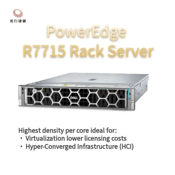 Сервер стоечный Dell PowerEdge R7715, для хранения данных