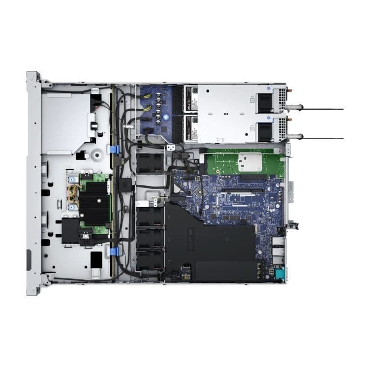 Сервер стоечный Dell PowerEdge R350, 1U, 32 ГБ UDIMM 3200 МТ/с ECC