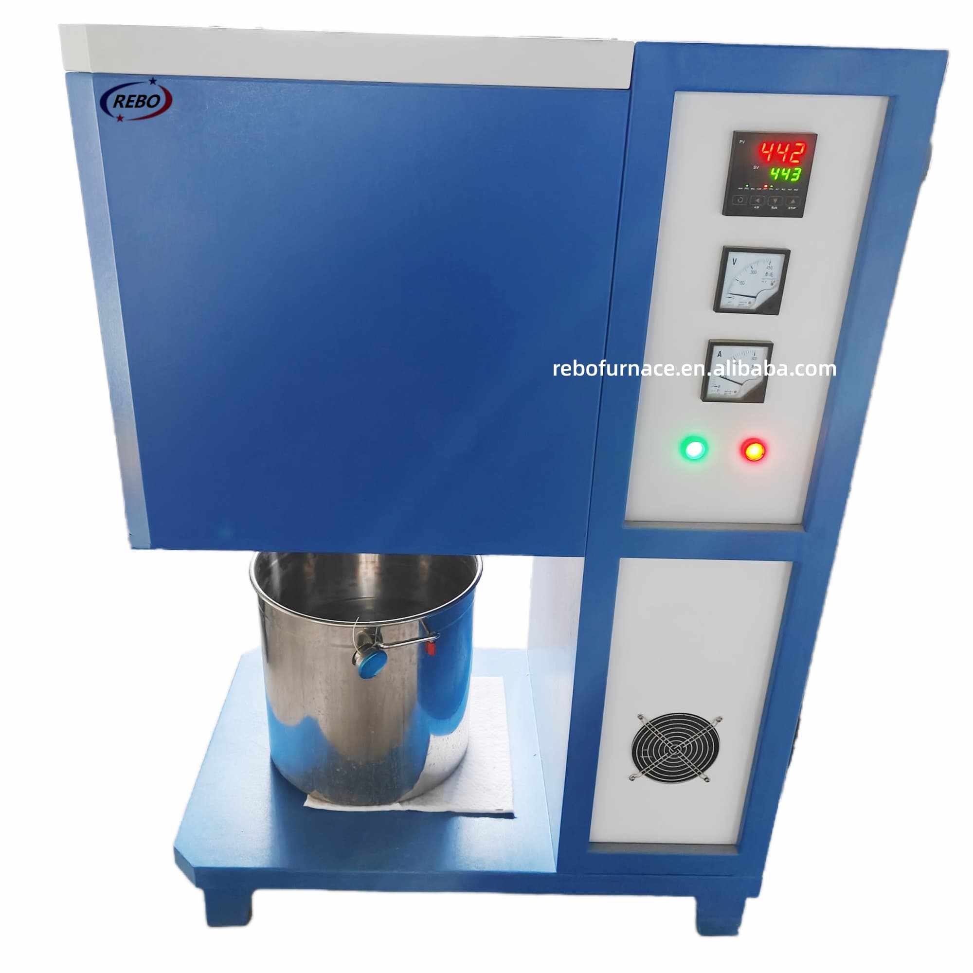 Печь плавильная электрическая тигельная rebo RB-MF, до 1800 °C, 10–20 кВт
