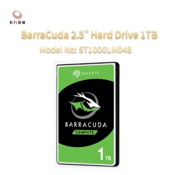 Накопитель Seagate BarraCuda 1 ТБ, 2,5 дюйма, ST1000LM048