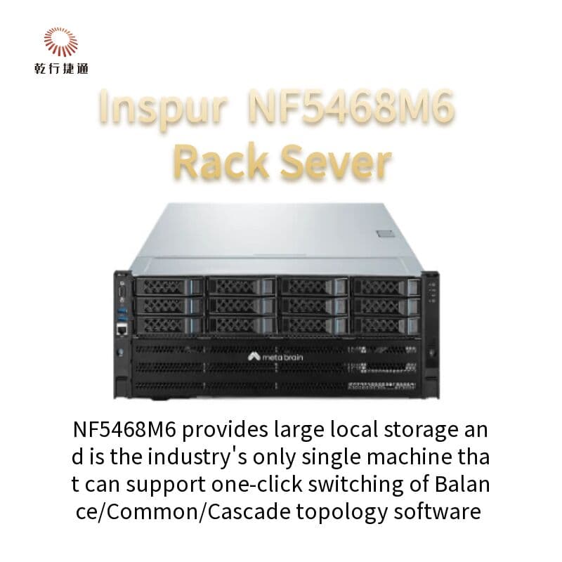 Сервер для ИИ Inspur NF5468M6, процессоры Intel Xeon Ice Lake Scalable