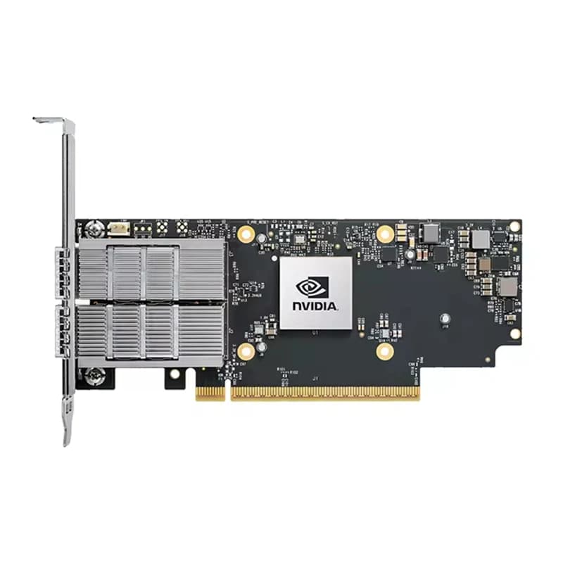Адаптер Mellanox ConnectX-7 MCX755106AS-HEAT, 2 × 200 Гбит/с QSFP112