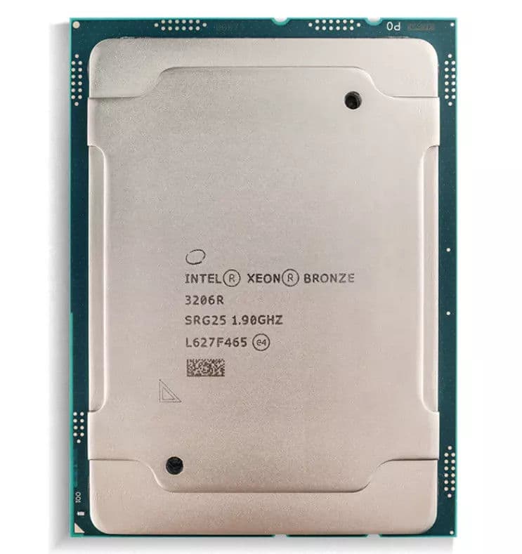 Процессор Intel Xeon Bronze 3206R, 1,9 ГГц, 8 ядер, кэш 11 МБ