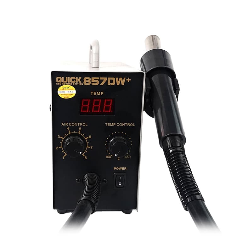 Паяльная станция термовоздушная, 580 Вт, QUICK-857DW