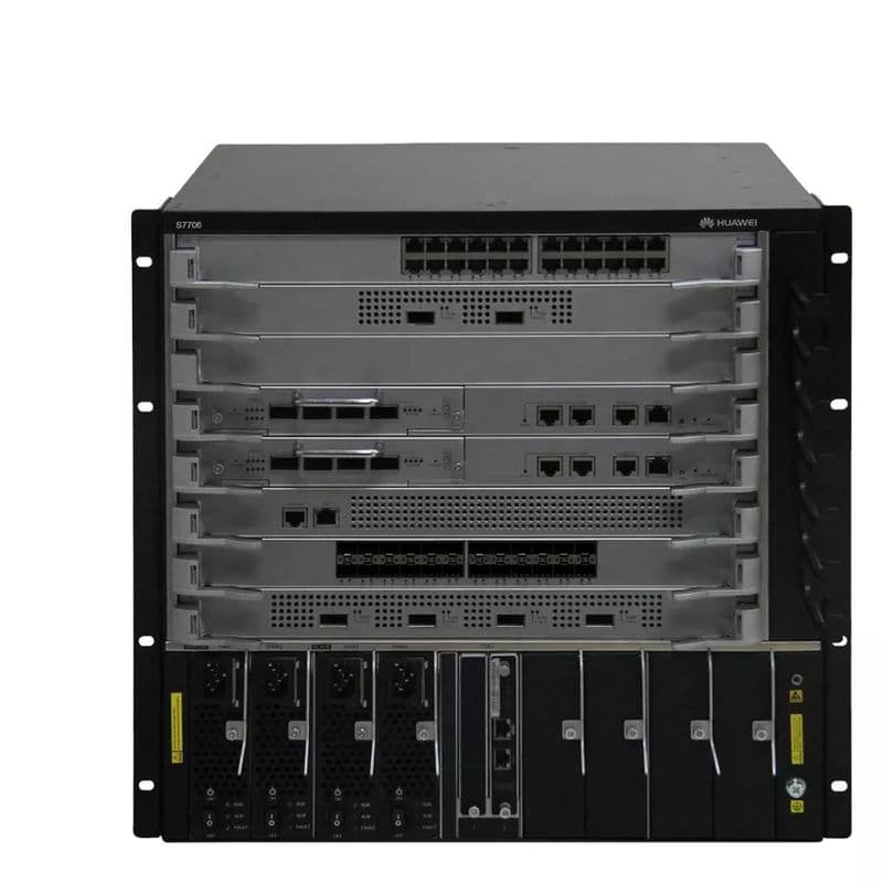 Коммутатор Huawei S7706, оптический 10G, с двумя блоками управления MCUA