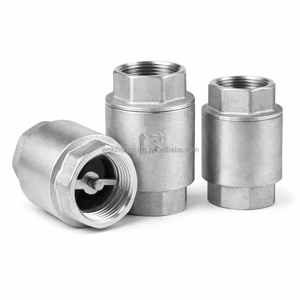 Клапан обратный резьбовой, нержавеющая сталь, 1.5", PN16