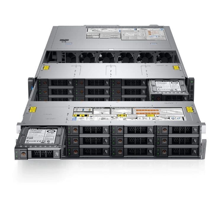Сервер стоечный Dell EMC PowerEdge R740xd2, 2U, для сетевого хранения