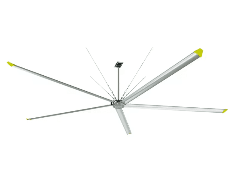 Вентилятор потолочный большого диаметра HVLS, 1,5 кВт, от 13 до 24 футов