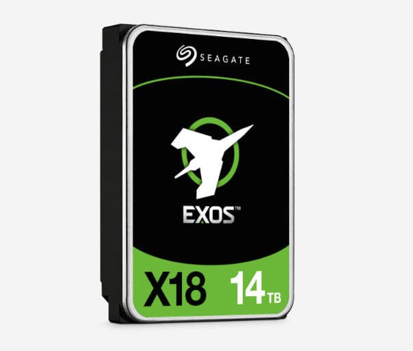 Накопитель Seagate Exos X18, 3,5 дюйма, 7200 об/мин, кэш 256 МБ