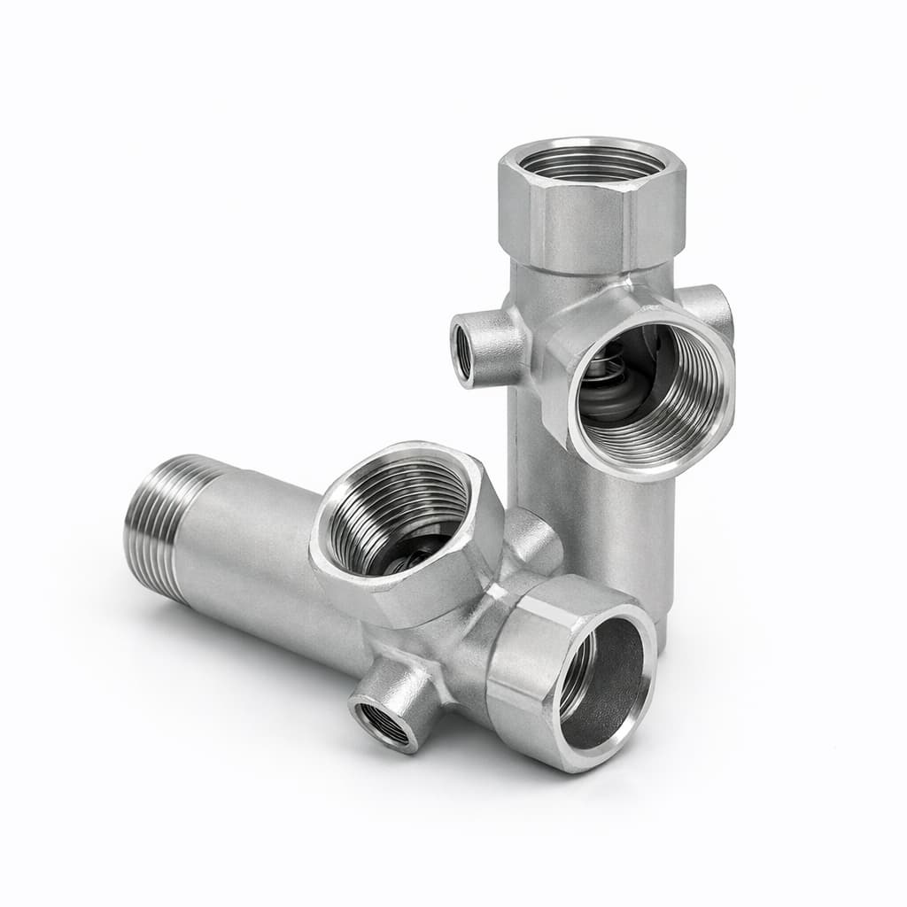 Клапан обратный из нержавеющей стали, PN 16, SUS304