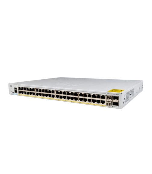 Коммутатор Cisco C1000-48P-4X-L, 48 портов PoE, 4 аплинка SFP+, гигабитный — фото 1 из 1