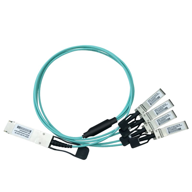 Модуль оптический, QSFP, 40G, 1 км, QSFP-4X10G-AOC-1M