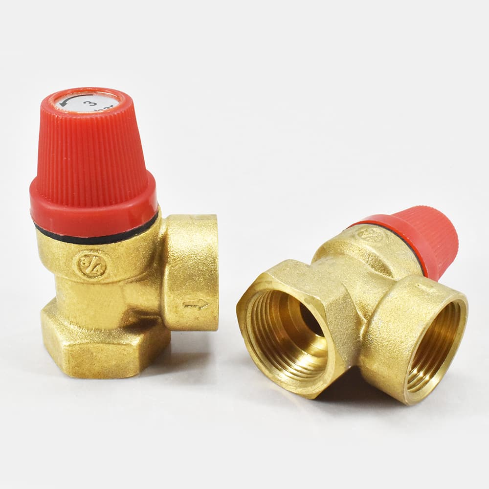 Клапан предохранительный латунь, 1/2", 8 бар