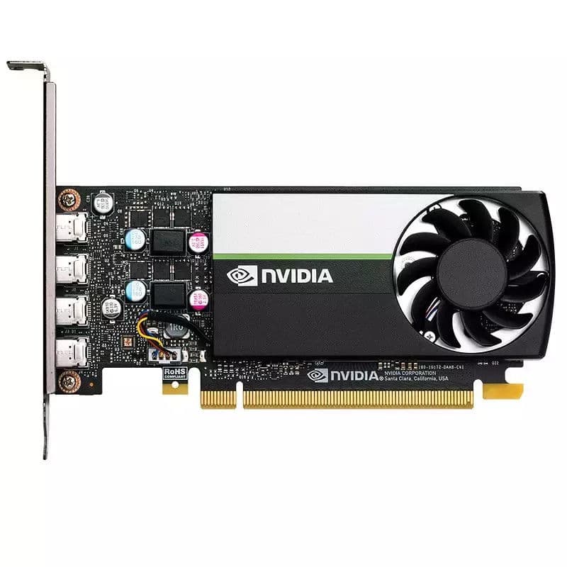 Видеокарты NVIDIA T1000 8 ГБ и Quadro 4 ГБ GDDR6