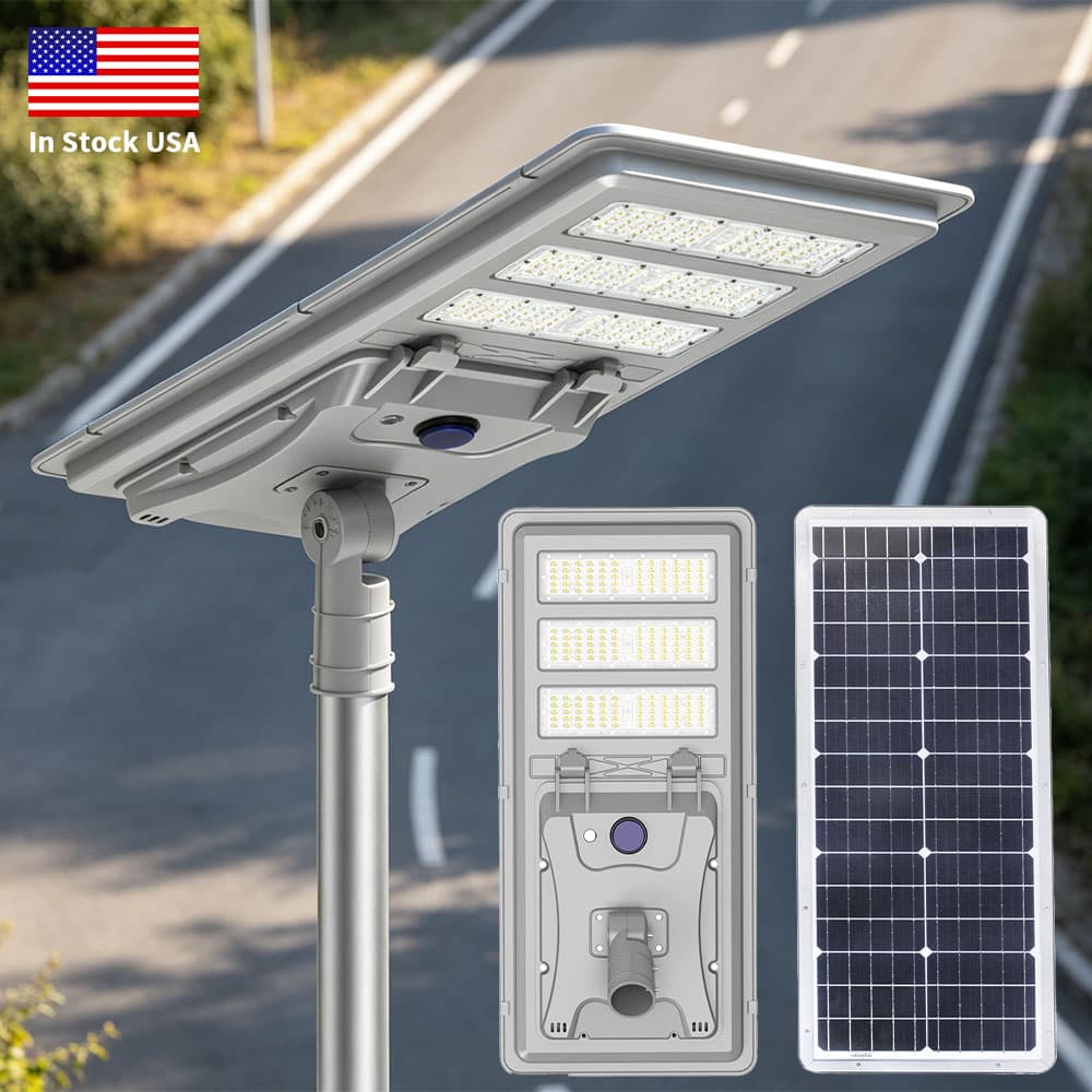 Светильник на солнечной батарее уличный, 100 Вт, BB-SLD-200W-A3