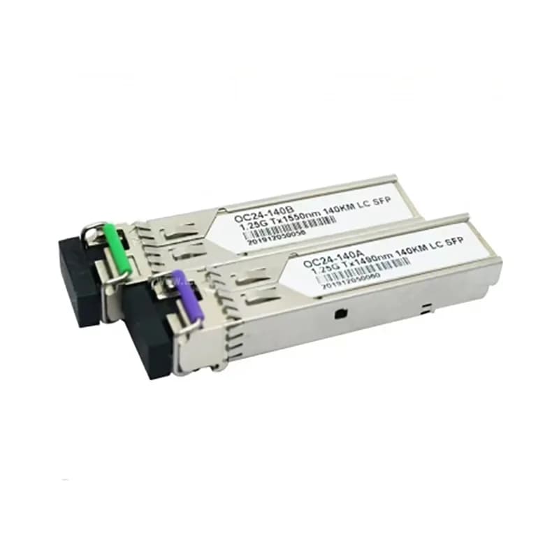 Оптический модуль SFP 1,25 Гбит/с, одноволоконный (BiDi), до 140 км, 1490/1550 нм — фото 1 из 1