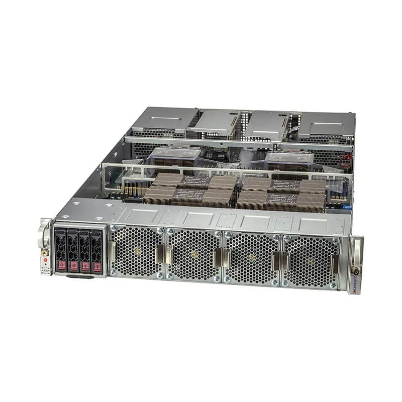 Сервер стоечный Supermicro SYS-220GQ-TNAR+, 2U, двухсокетный, под ускорители