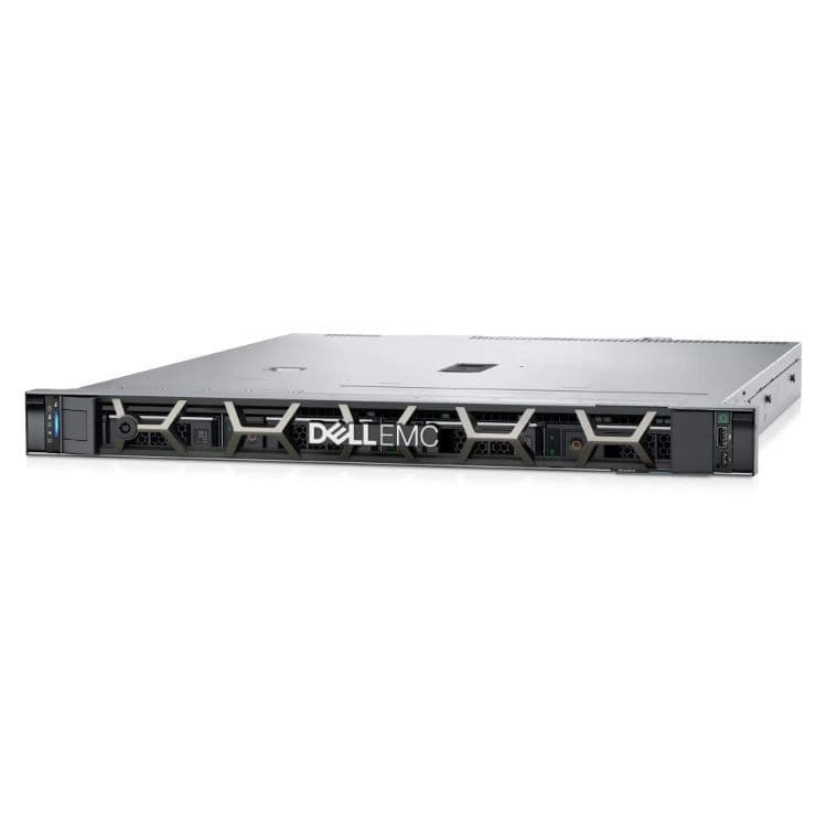 Сервер стоечный Dell PowerEdge R250, 1U, 16 ГБ UDIMM
